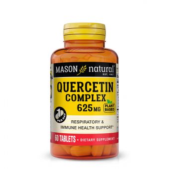 Комплекс кверцетину, 625 мг, Quercetin Complex, Mason Natural, 60 таблеток