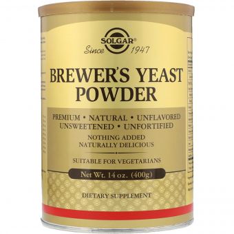 Пивні Дріжджі в порошку Solgar, Brewer's Yeast Powder, 400 гр