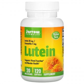 Лютеїн, 20 мг, Lutein, Jarrow Formulas, 120 гелевих капсул