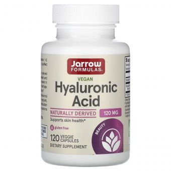 Гіалуронова кислота, 120 мг, Hyaluronic Acid, Jarrow Formulas, 120 вегетеріанських капсул