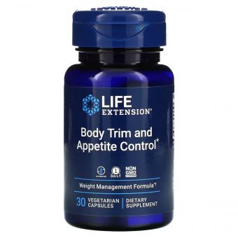 Стройність тіла та контроль апетиту, Body Trim and Appetite Control, Life Extension, 30 вегетаріанських капсул