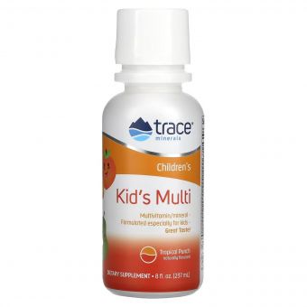Дитячі мультивітаміни, цитрусовий смак, Kid's Multi, Trace Minerals, 237 мл