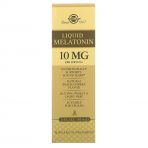 Мелатонін рідкий, 10 мг, смак черешні, Liquid Melatonin, Solgar, 59 мл