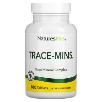 Комплекс мікроелементів, Trace-Mins, Trace Mineral Complex, Natures Plus, 180 таблеток