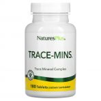 Комплекс мікроелементів, Trace-Mins, Trace Mineral Complex, Natures Plus, 180 таблеток