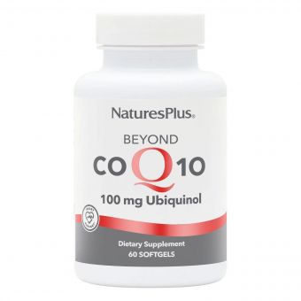 Коензим Q10, Убіхінол, 100 мг, Beyond CoQ10, Natures Plus, 60 гелевих капсул