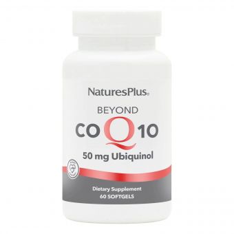 Коензим Q10, Убіхінол, 50 мг, Beyond CoQ10, Natures Plus, 60 гелевих капсул