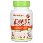 Вітамін C, 1000 мг, Vitamin C, NutriBiotic, 100 капсул