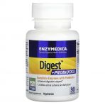 Ферменти з пробіотиками, Digest + Probiotics, Enzymedica, 30 капсул