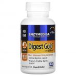 Травні ферменти, Digest Gold з ATPro, Enzymedica, 120 капсул