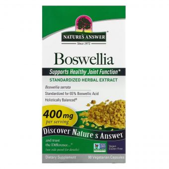 Босвелія, 400 мг, Boswellia, Nature's Answer, 90 вегетаріанських капсул