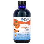 Омега-3 для дітей, 1275 мг, смак апельсину, Children's Liquid Omega-3, Trace Minerals, 237 мл