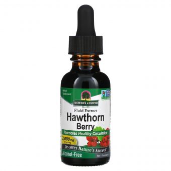 Екстракт Ягід глоду, 2000 мг, Hawthorn Berry, Nature's Answer, 30 мл