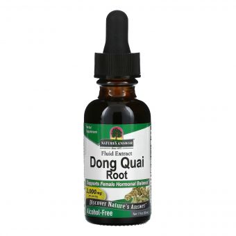 Екстракт дудника (дягіля) без спирту, 2000 мг, Dong Quai Root, Nature's Answer, 30 мл