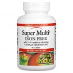 Супер-Мультивітамін, без заліза, Super Multi, Natural Factors, 90 таблеток