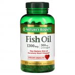 Риб'ячий жир, 1200 мг, Fish Oil, Nature's Bounty, 200 гелевих капсул