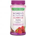 Мультивітаміни для жінок, зі смаком малини, Women's Multivitamin Gummies, Nature's Bounty, 80 жувальних цукерок  