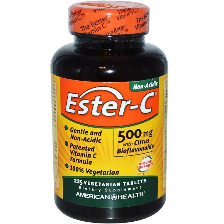 Естер-С з Біфлавоноідамі, Ester-C, American Health, 500 мг, 225 таблеток