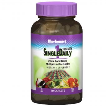 Мультивiтамiни з залiзом, Single Daily, Bluebonnet Nutrition, 30 капсул