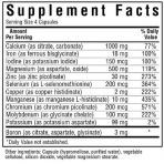 Мультимінерали + Бор з Залiзом, Bluebonnet Nutrition, 90 вегетаріанських капсул