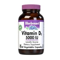 Вiтамiн D3 5000IU, Bluebonnet Nutrition, 60 вегетаріанських капсул