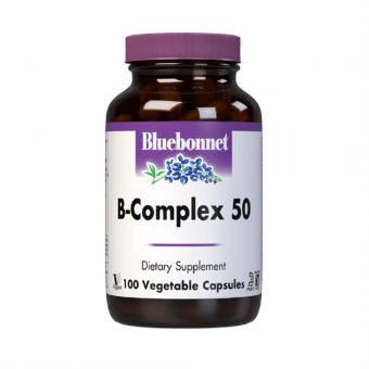В-Комплекс 50, Bluebonnet Nutrition, 100 вегетаріанських капсул