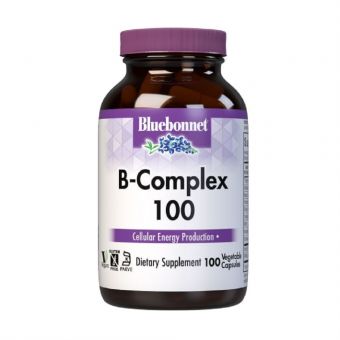 В-Комплекс 100, Bluebonnet Nutrition, 100 вегетаріанських капсул