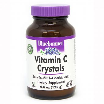 Вітамін С в Кристалічної Формі, Vitamin C Crystals, Bluebonnet Nutrition, 125 г