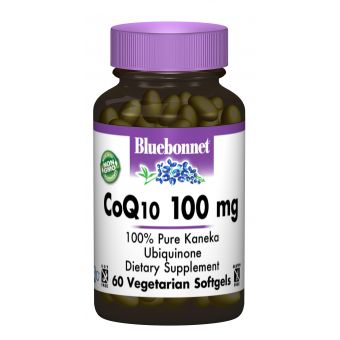 Коензим Q10 100мг, Bluebonnet Nutrition, 60 желатинових капсул