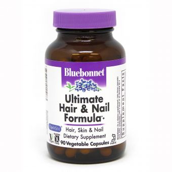 Остаточна Формула для Волосся та Нігтів, Bluebonnet Nutrition, 90 гелевих капсул