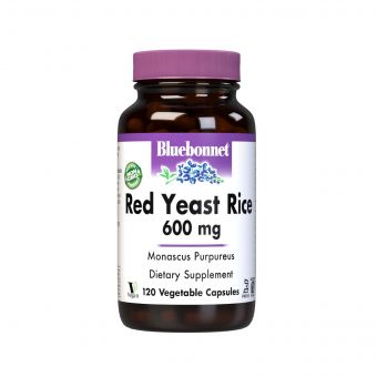 Червоний Дріжджовий Рис 600мг, Bluebonnet Nutrition, 120 вегетаріанських капсул