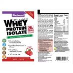 Ізолят сироваткового білку, Смак полуниці, Whey Protein Isolate, Bluebonnet Nutrition, 8 пакетиків