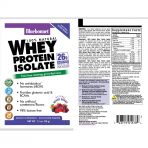 Ізолят сироваткового білку, Мікс Ягід, Whey Protein Isolate, Bluebonnet Nutrition, 8 пакетиків