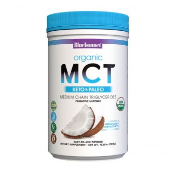 MCT Органічний порошок з кокосового горіха, Bluebonnet Nutrition, 300 гр