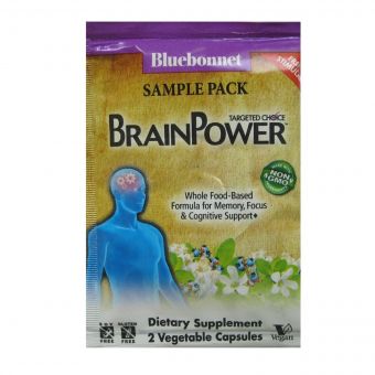Комплекс Підтримки для Мозку, Bluebonnet Nutrition, Targeted Choice, Brain Power, 2 рослинні капсули