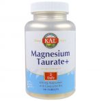 Таурат Магнію 400 мг, Magnesium Taurate +, KAL, 180 Таблеток