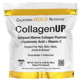 Колаген Пептиди UP без ароматизаторів, Collagen, California Gold Nutrition, 16,36 унц. (464 г)