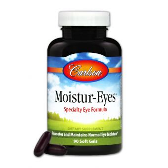 Комплекс для Підтримки Очей, Moistur-Eyes, Carlson, 90 желатинових капсул