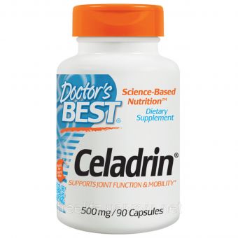 Целадрин, Celadrin, Doctor&apos;s Best, 500 мг, 90 капсул