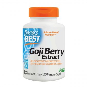 Ягоди Годжі, Goji Berry Extract, Doctor&apos;s Best, 600 мг, 120 капсул
