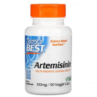Артемізинін, Artemisinin, Doctor&apos;s Best, 100 мг, 90 вегетаріанських капсул