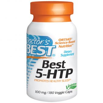 5-HTP (Гідрокситриптофан), 100мг, Doctor&apos;s Best, 180 капсул