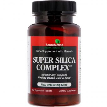 Поживний Комплекс для підтримки здоров'я кісток, волосся і нігтів, Super Silica Complex, FutureBiotics, 60 вегетаріанських таблеток