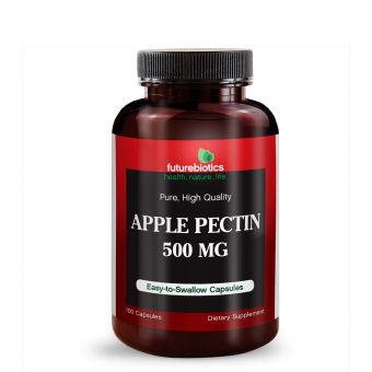 Яблучний пектин 500 мг, Apple Pectin, FutureBiotics, 100 капсул