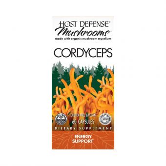 Гриби кордицепс, підтримка вироблення енергії, Cordyceps, Fungi Perfecti, 60 вегетаріанських капсул