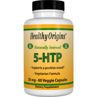 5-HTP (Гідрокситриптофан), 50мг, Healthy Origins, 60 гелевих капсул