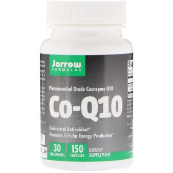 Коензим Q10, 30 мг, Co-Q10, Jarrow Formulas, 150 капсул
