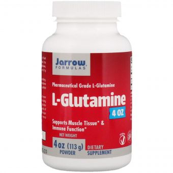 L-Глютамін в порошку, L-Glutamine Powder, Jarrow Formulas, 113 гр.