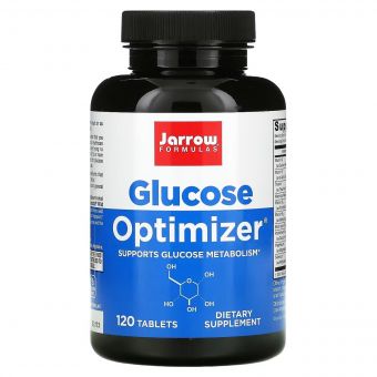 Оптимізатор Глюкози, Glucose Optimizer, Jarrow Formulas, 120 таблеток