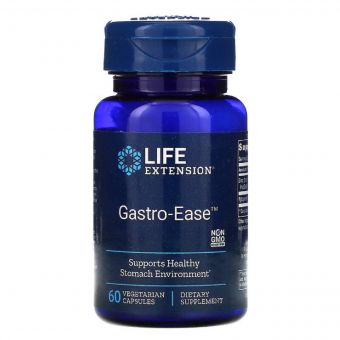 Відновлення Шлунка, Gastro-Ease, Life Extension, 60 вегетаріанських капсул